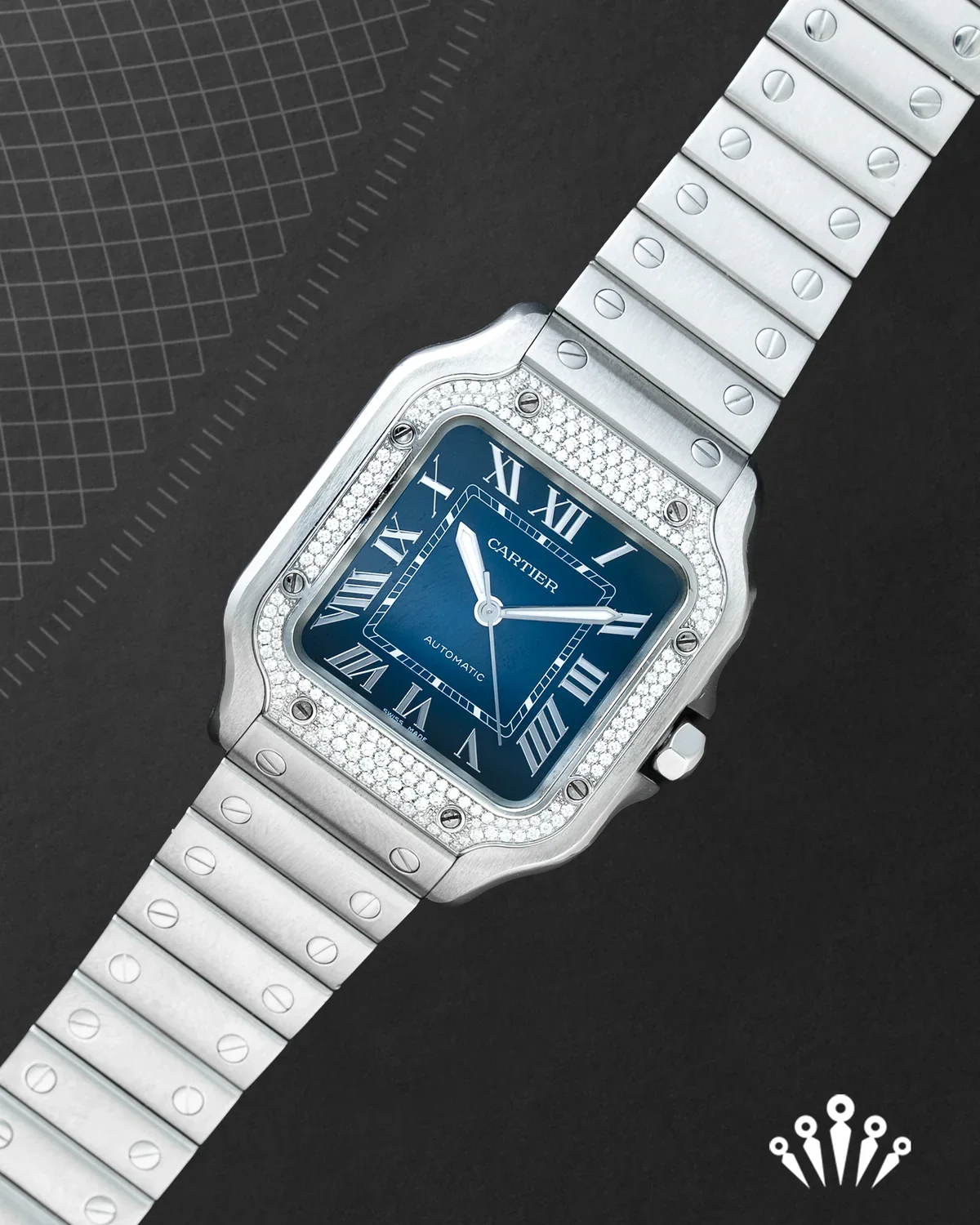 Cartier Santos de Cartier W4SA0006 – Diamond Bezel - Image 3