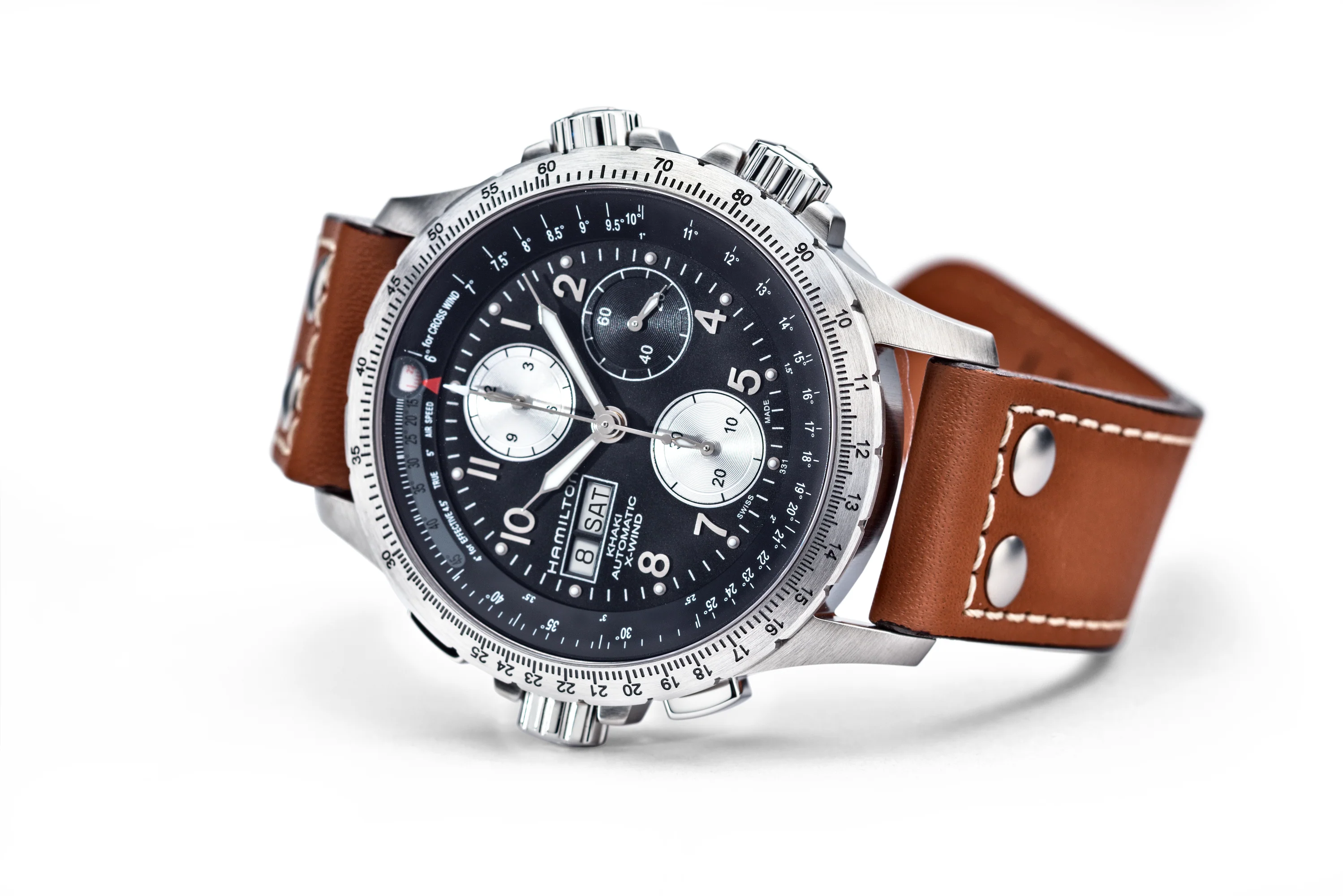 Hamilton Khaki Aviation Auto 44mm Black - Image 3