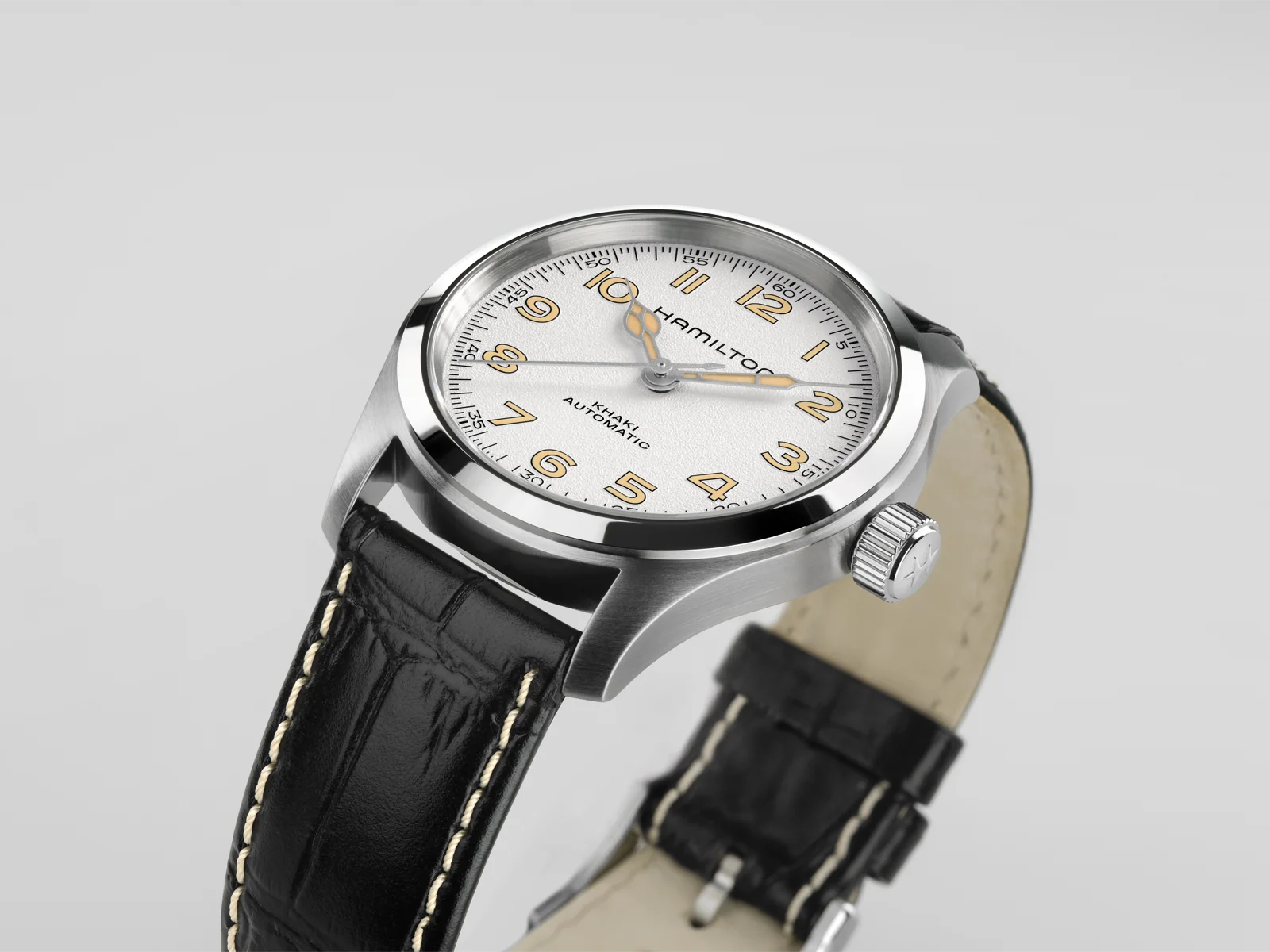 Hamilton Khaki Field Auto 38mm White - Image 4