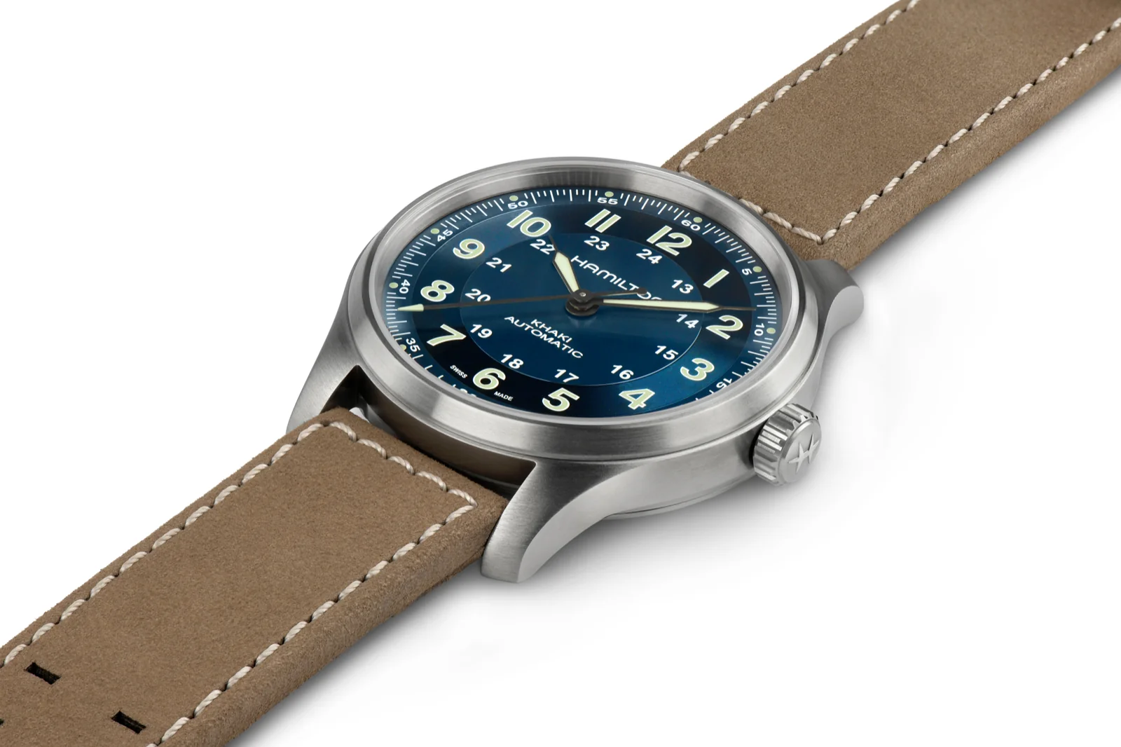 Hamilton Khaki Field Auto 42mm Blue - Image 2