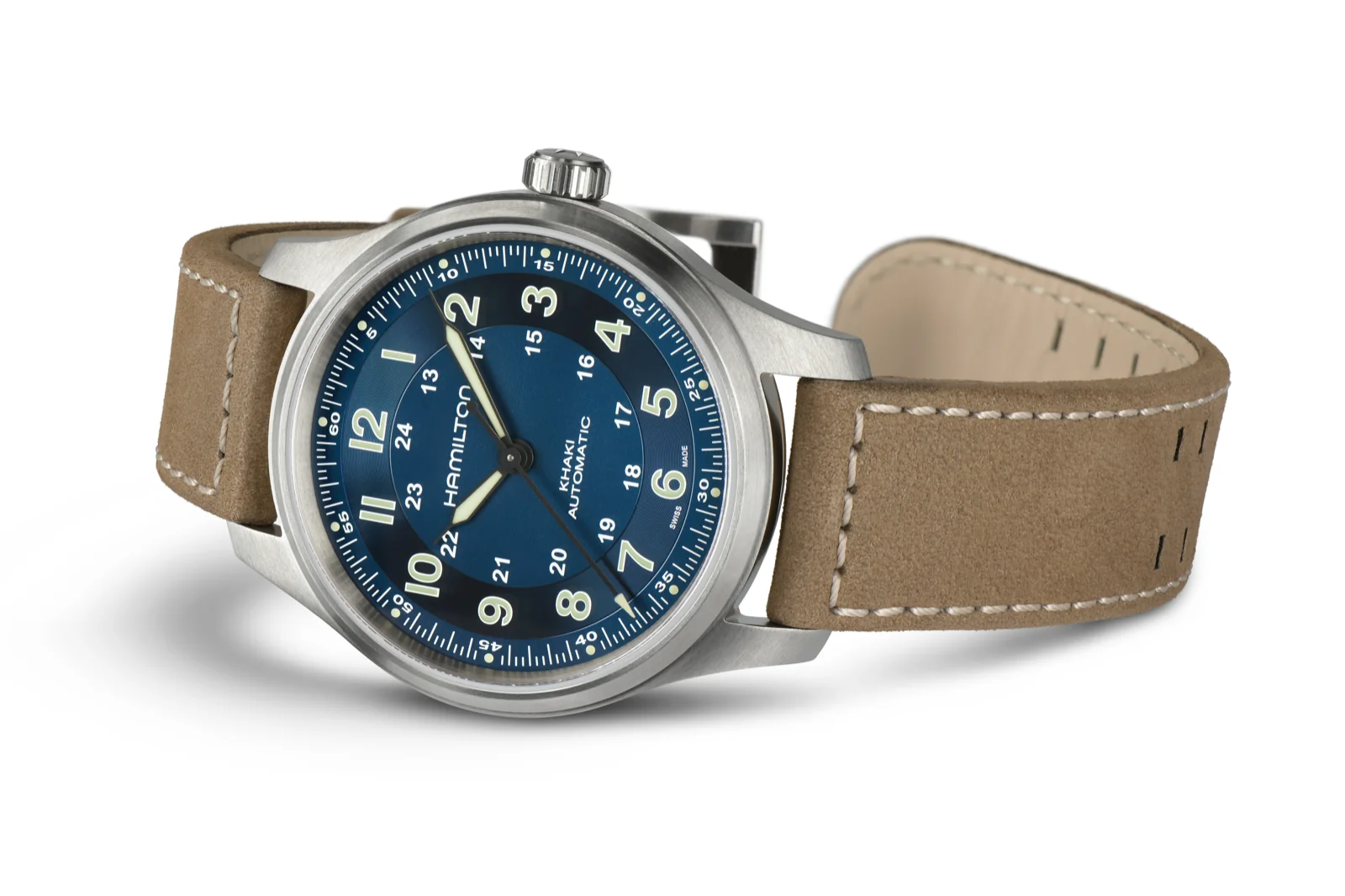 Hamilton Khaki Field Auto 42mm Blue - Image 3