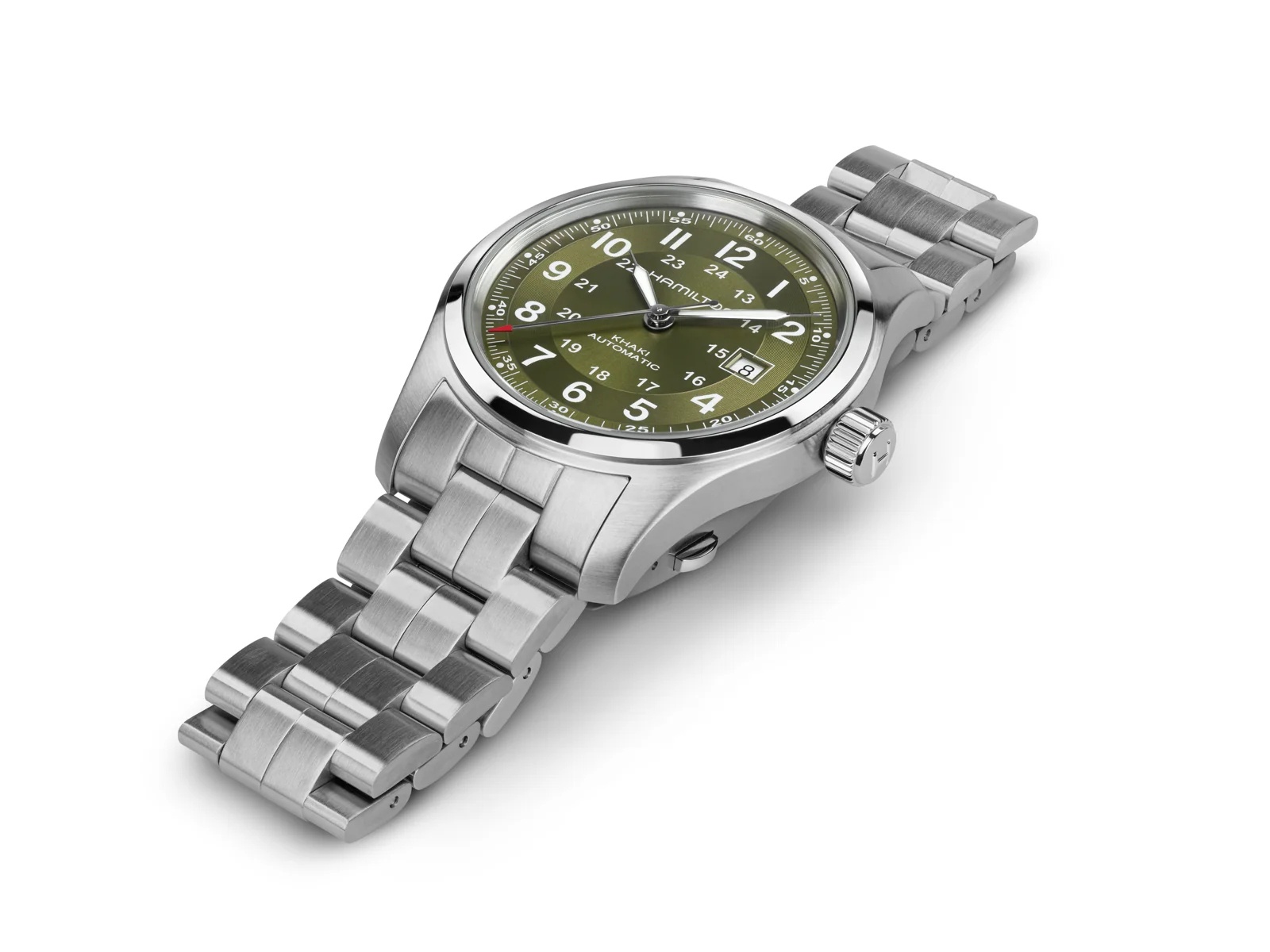 Hamilton Khaki Field 42mm Automatic Green Dial - Image 2