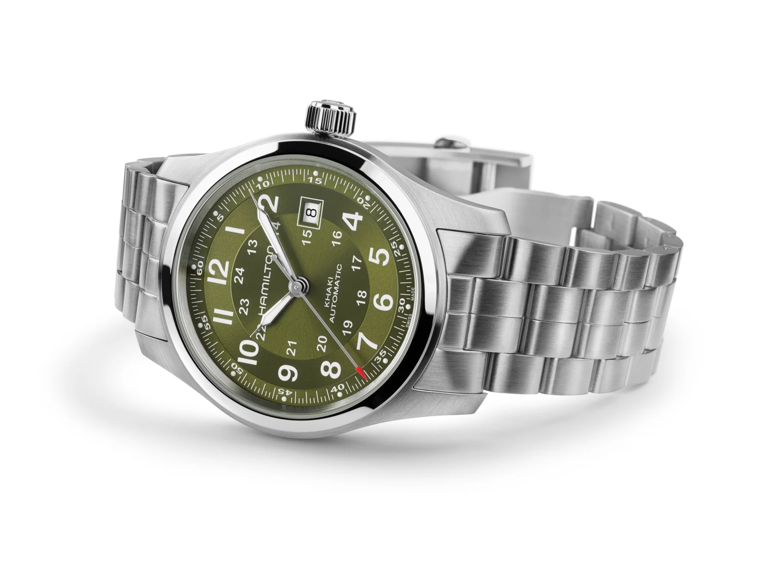 Hamilton Khaki Field 42mm Automatic Green Dial - Image 3