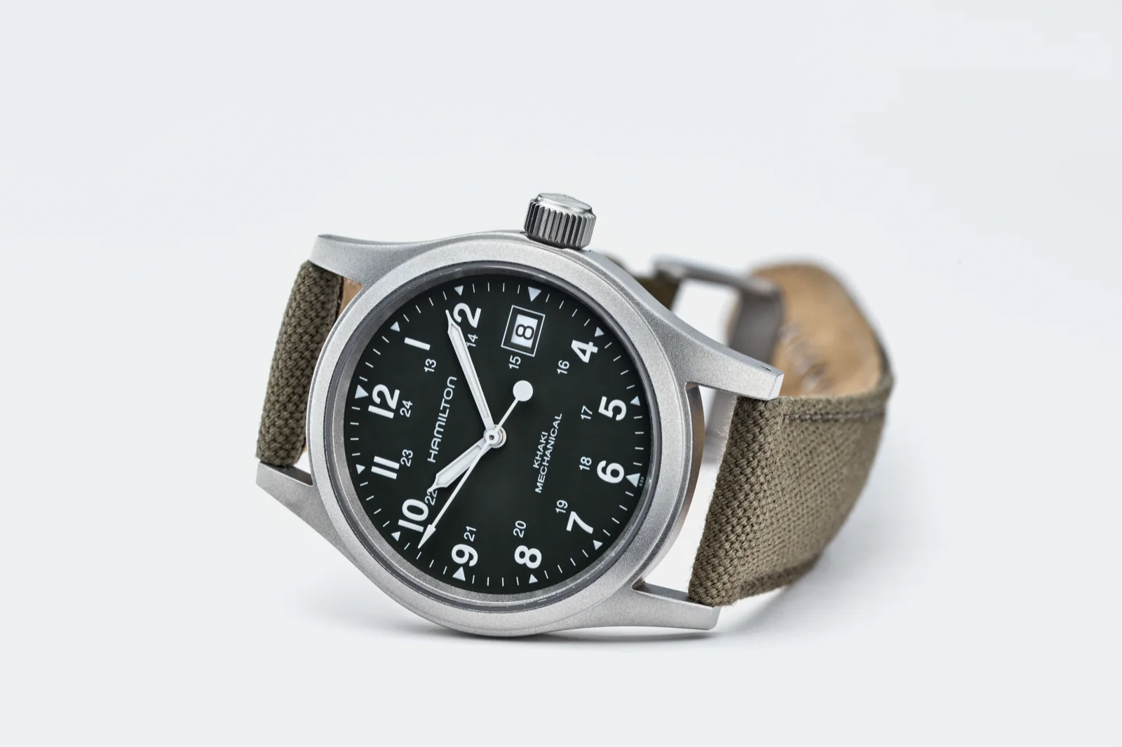 Hamilton Khaki Field Mechanical 38mm Green - Image 3