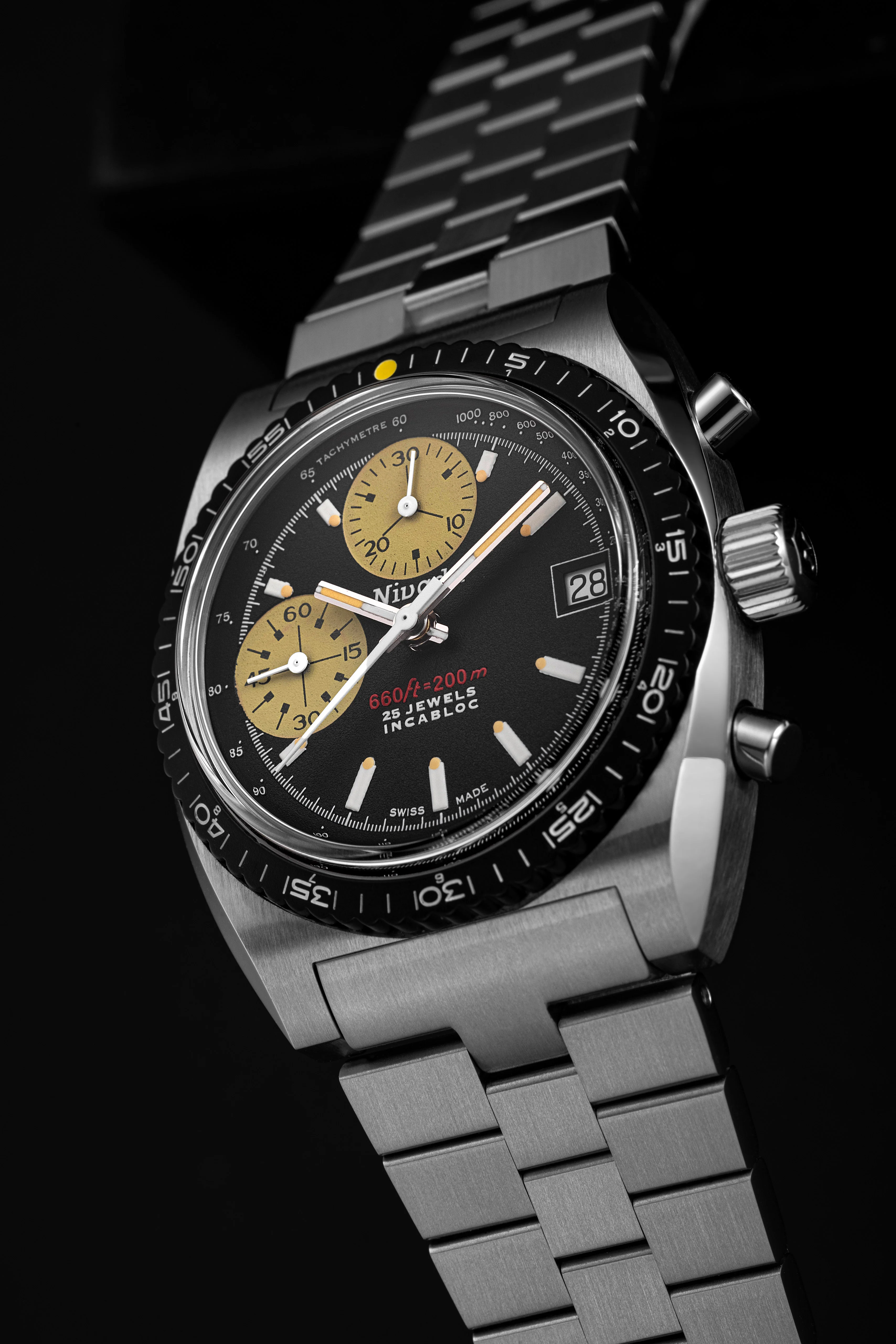 Nivada Grenchen Chronosport Yellow - Image 7