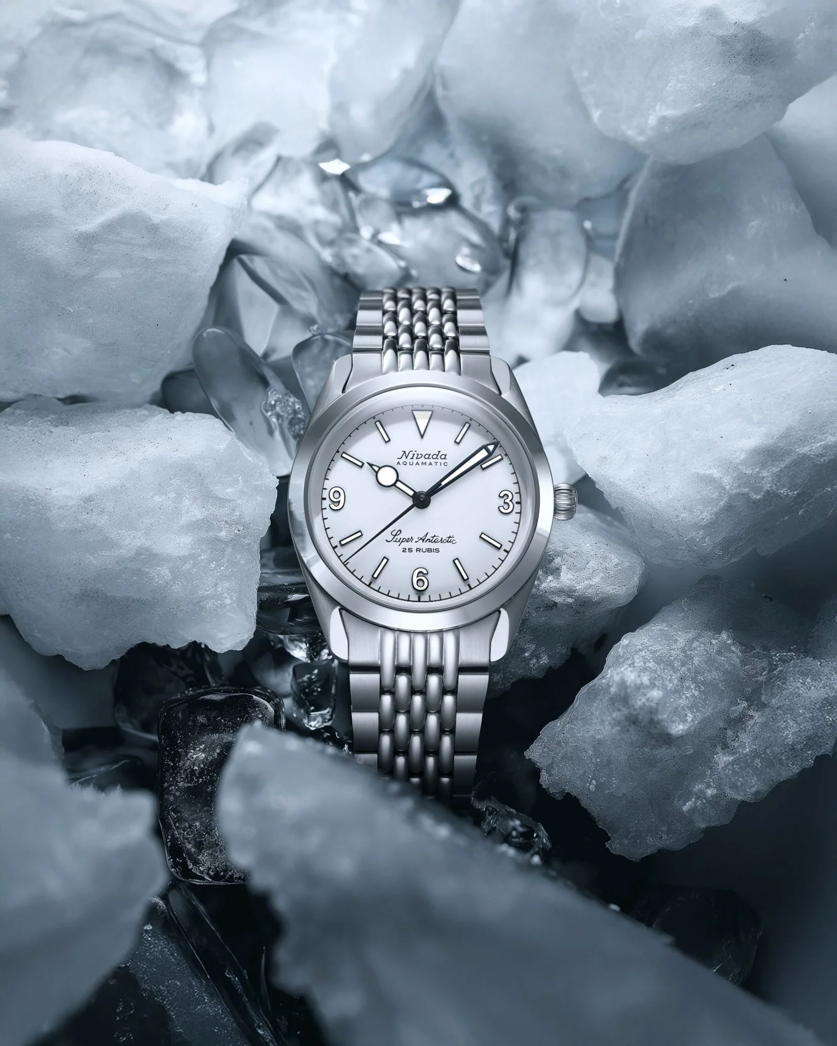 Nivada Grenchen Super Antarctic 3.6.9 White 32067A04 - Image 3