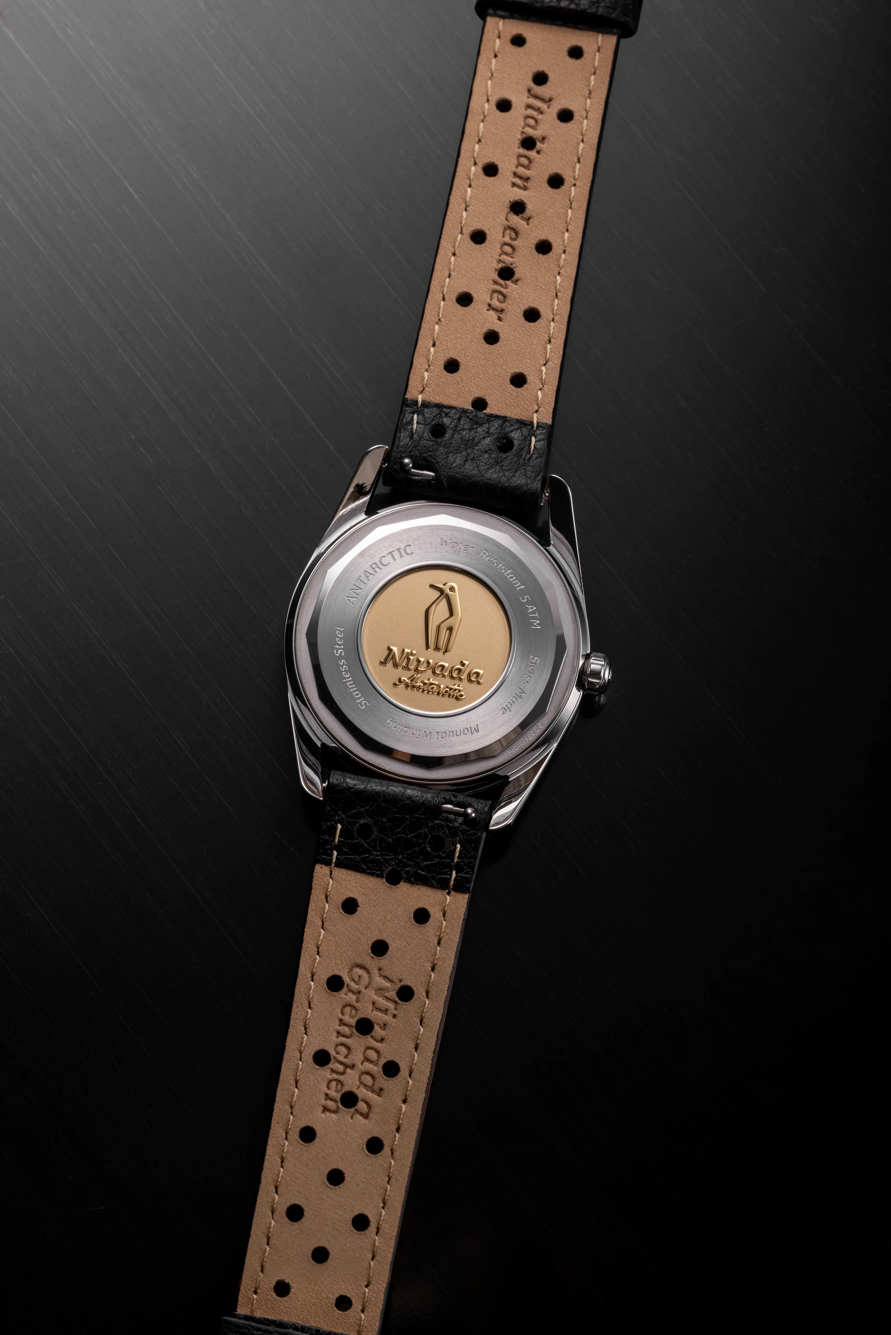 Nivada Grenchen Black White Luminova 35014M40 - Image 4