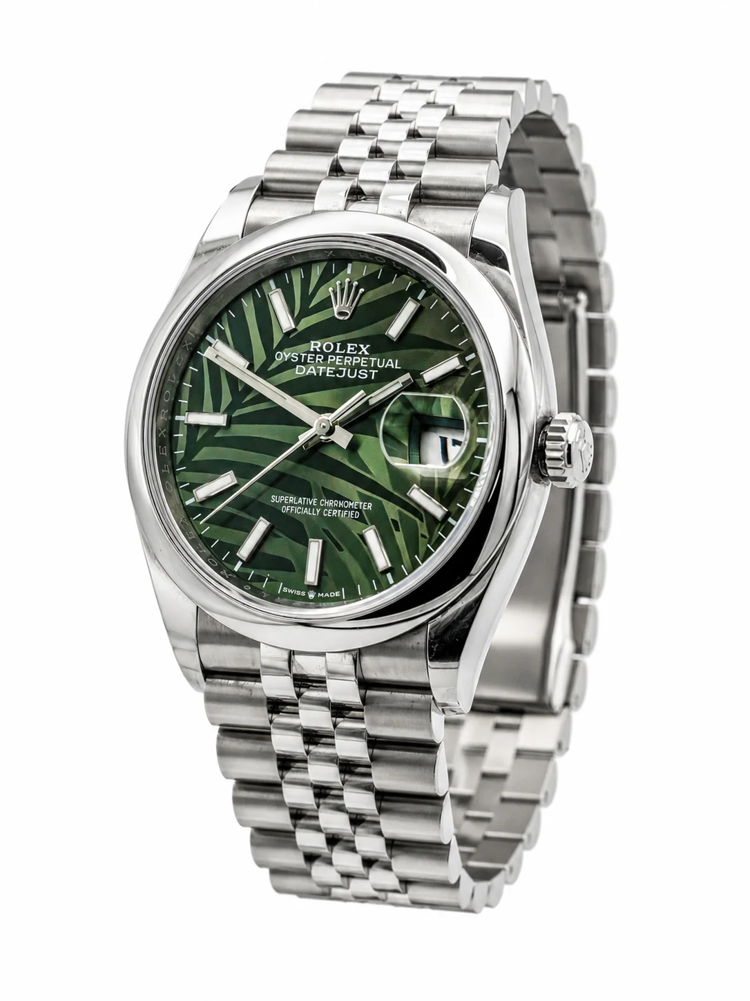 Rolex Datejust "Palm Dial" FULL SET 126200 - Image 2