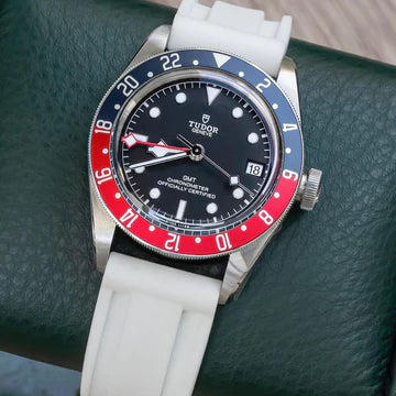 Tempomat - 22mm White Rubber Strap - Image 2