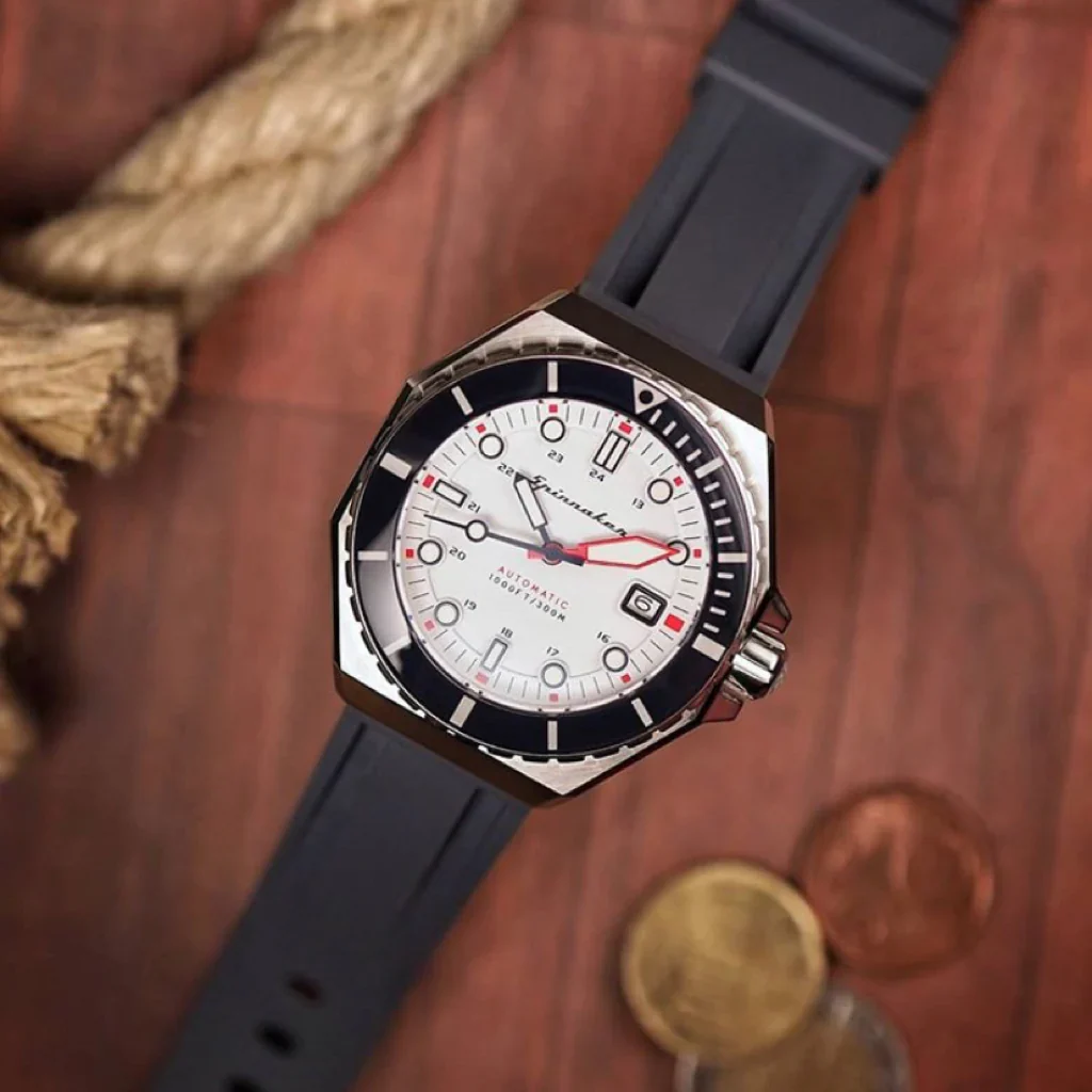 Tempomat- 24mm Black Rubber Strap - Image 2