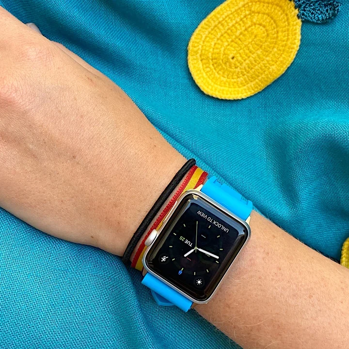 Tempomat - Blue Marbella Rubber Strap -iwatch- - Image 2