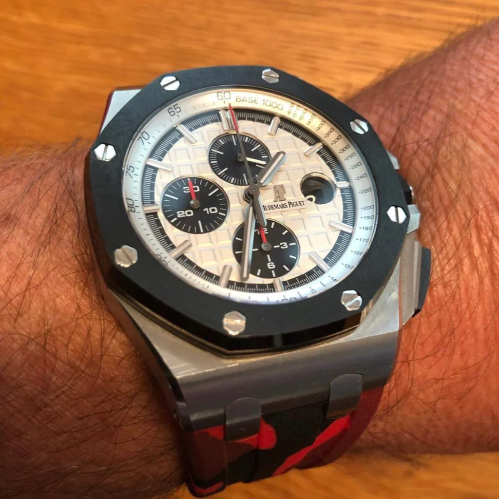 Tempomat Red Camo AP Rubber Strap - Image 2
