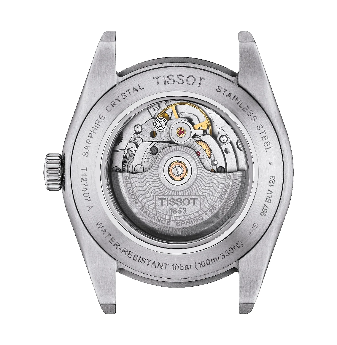 Tissot Gentleman Automatic 40mm Sunburst Green T1274071109101 - Image 3