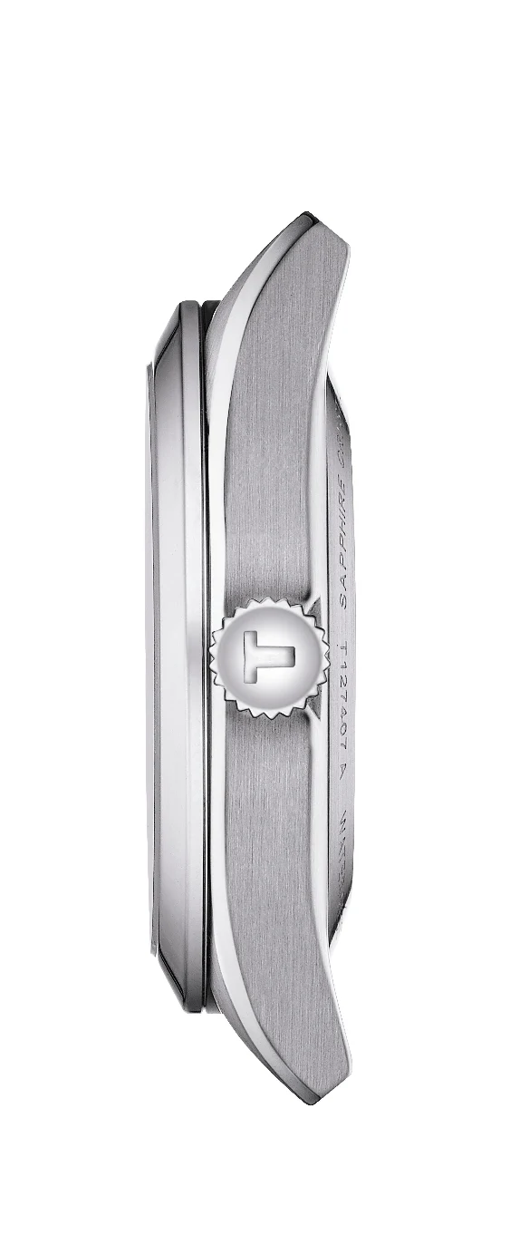 Tissot Gentleman Automatic 40mm Sunburst Baby Blue T1274071135100 - Image 4