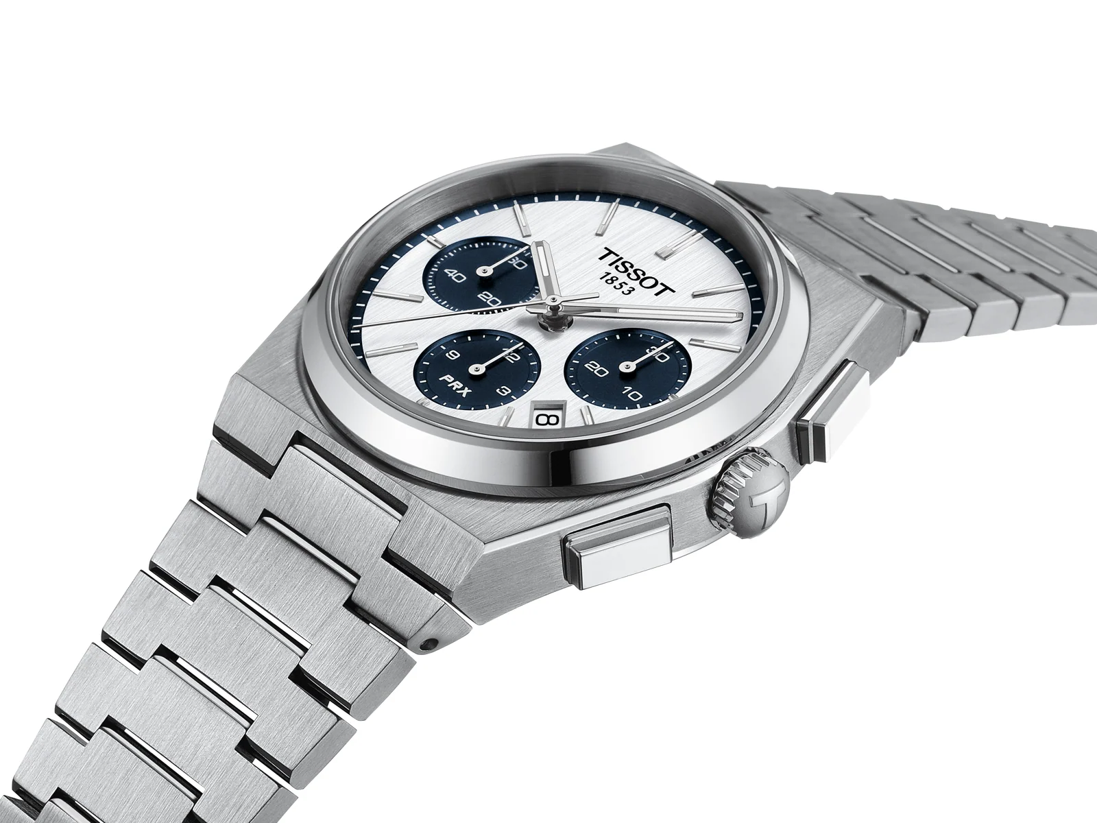 Tissot PRX Automatic 42mm White with blue sub-dials T1374271101101 - Image 2